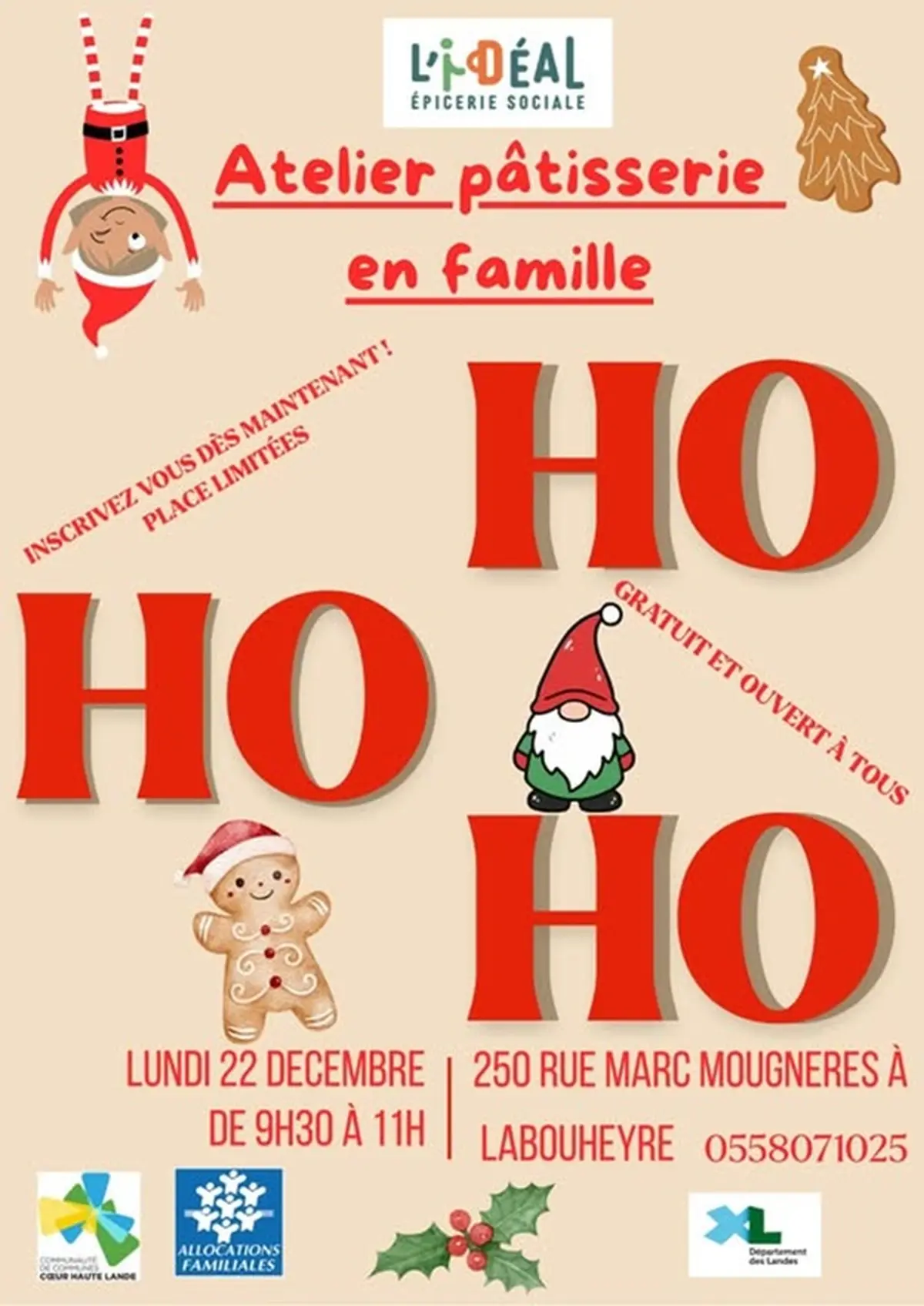 Atelier pâtisserie en famille