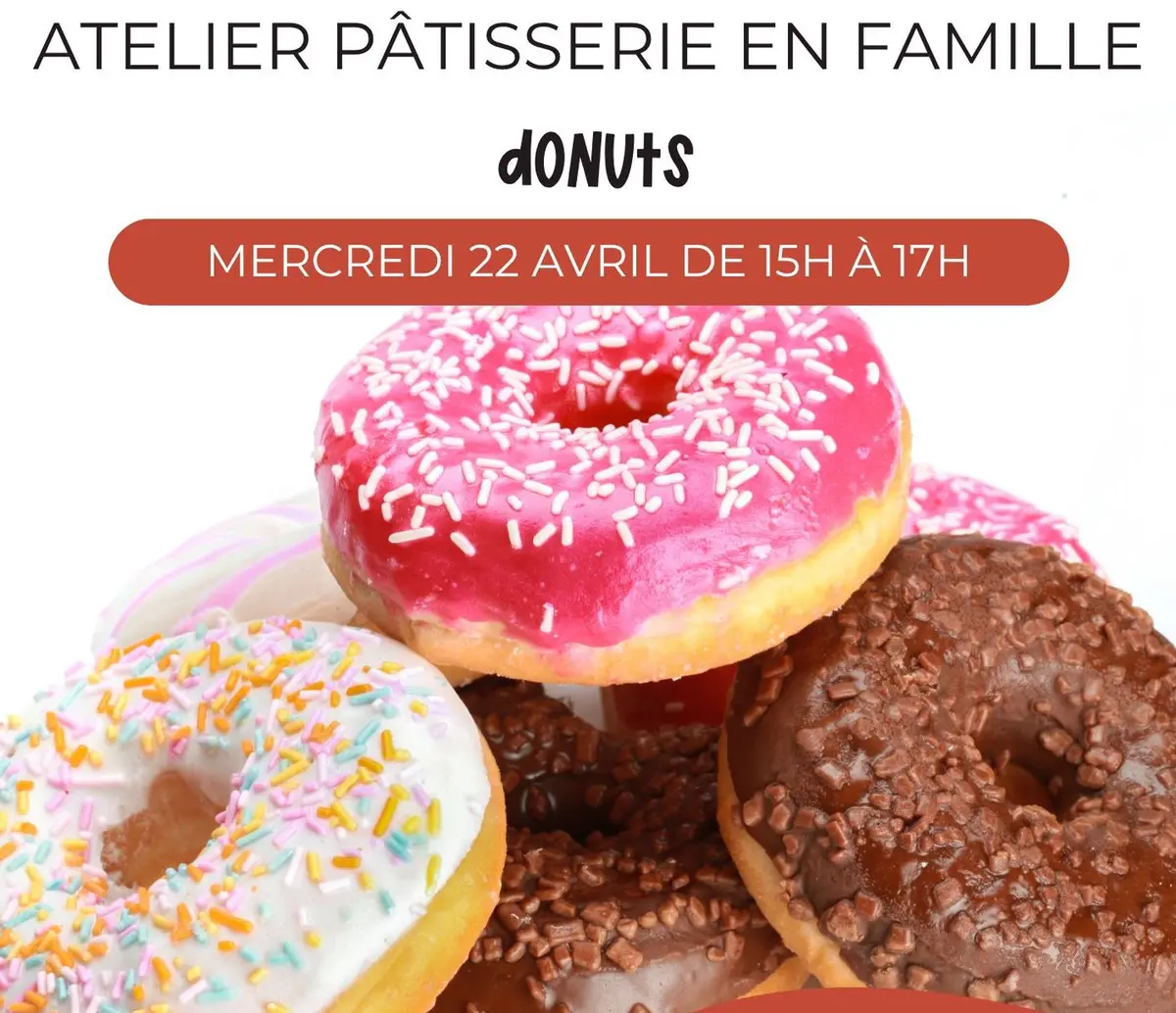 Atelier pâtisserie en famille, au centre Alexis Peyret