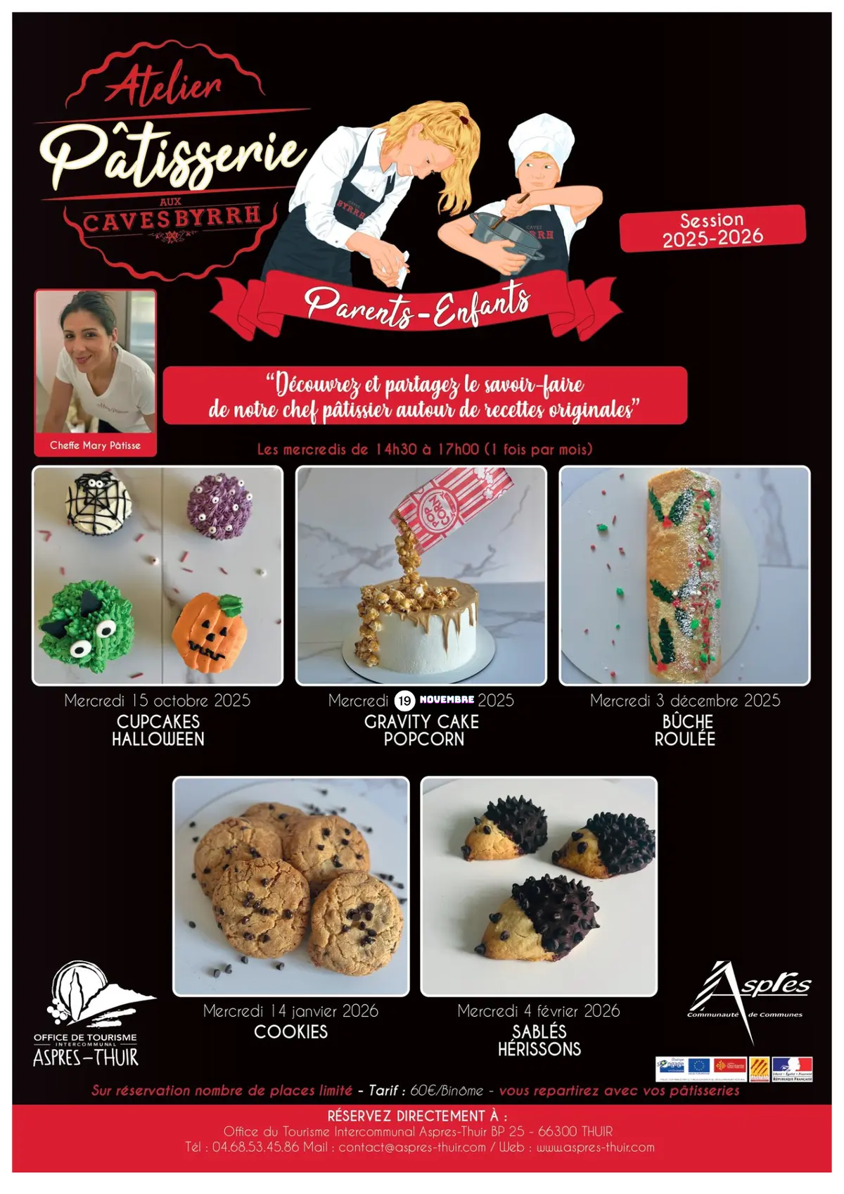 Atelier Pâtisserie Parent-Enfant Aux Caves Byrrh