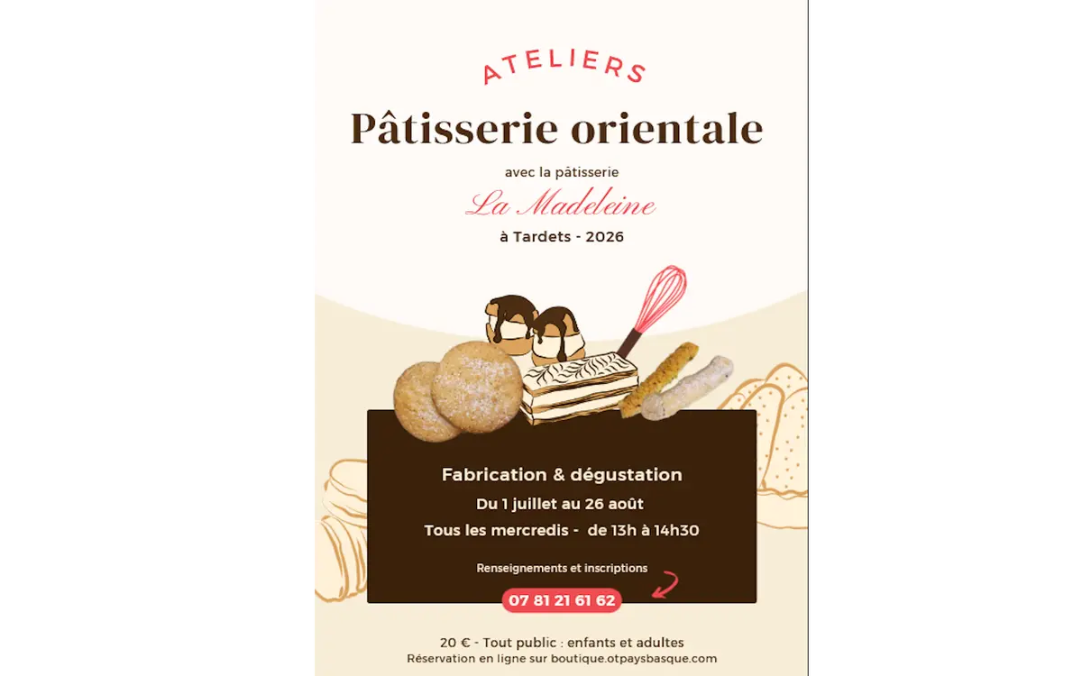 Atelier patisseries orientales