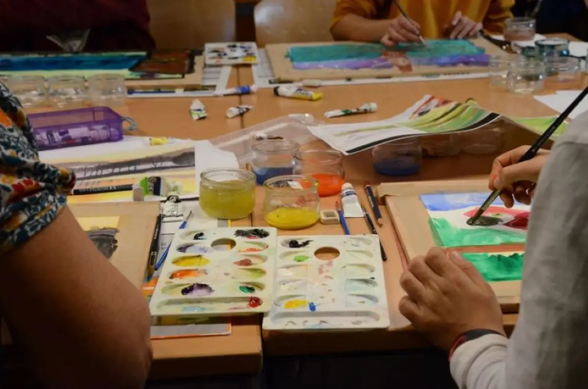 Atelier-patrimoine (3-5 ans) : paysages à l'aquarelle