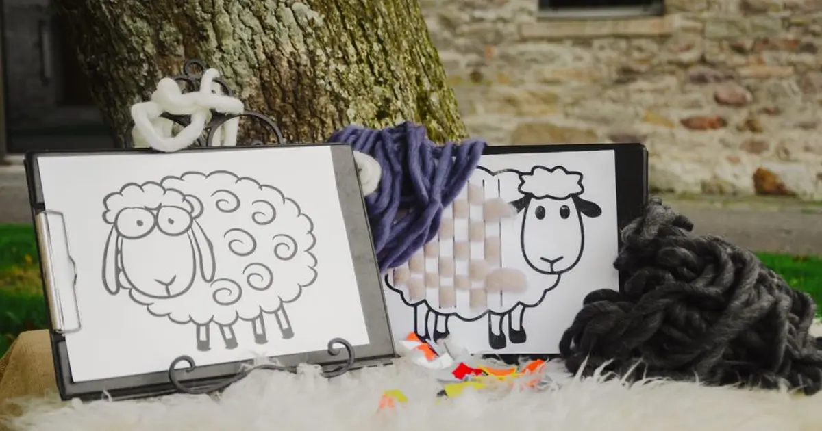 Atelier-patrimoine (3-5 ans) : travail de la laine