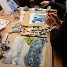 Atelier-patrimoine (ados et adultes) : paysages à l'aquarelle