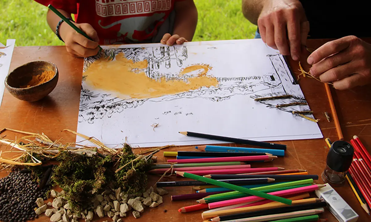 Atelier Paysages néo (7-9 ans)