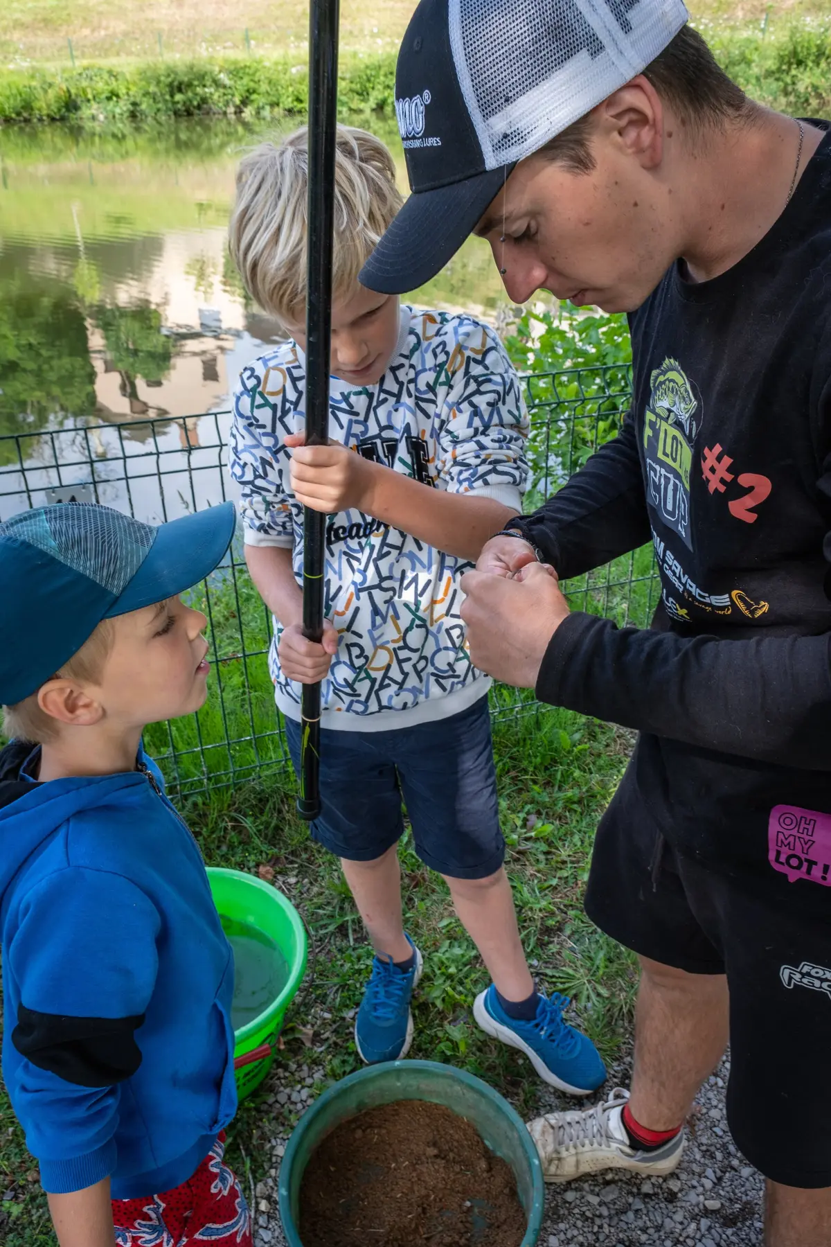 Atelier pêche enfant à  Lacapelle-Marival