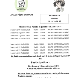 Atelier pêche et nature