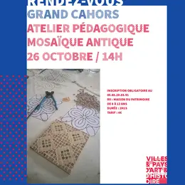 Atelier pédagogique : Mosaïque antique