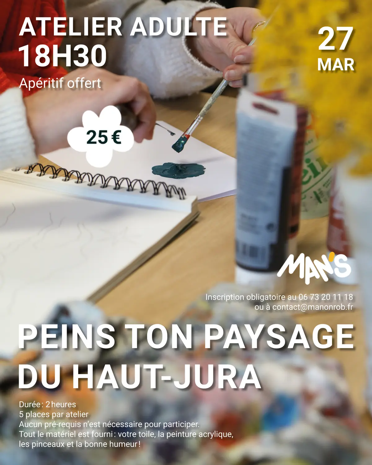 Atelier Peins ton paysage du Haut-Jura