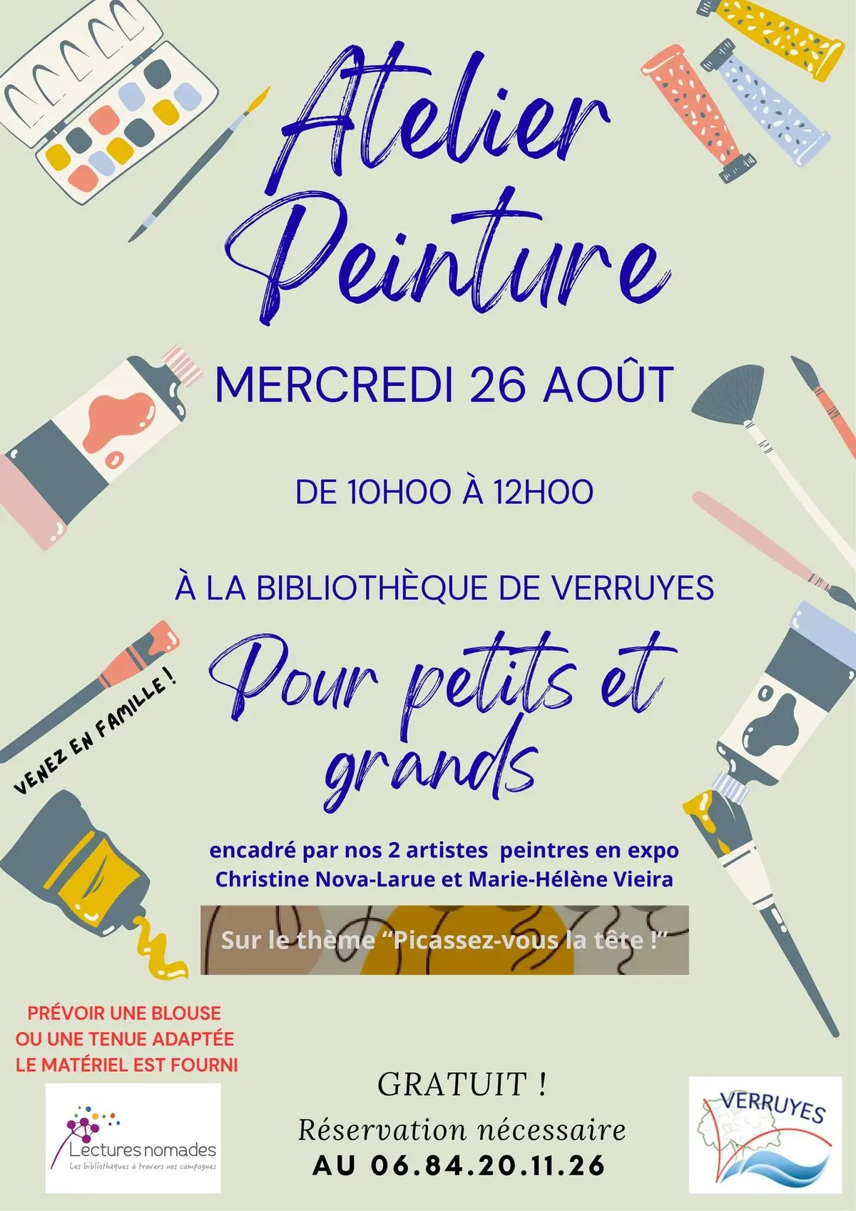 Atelier peinture