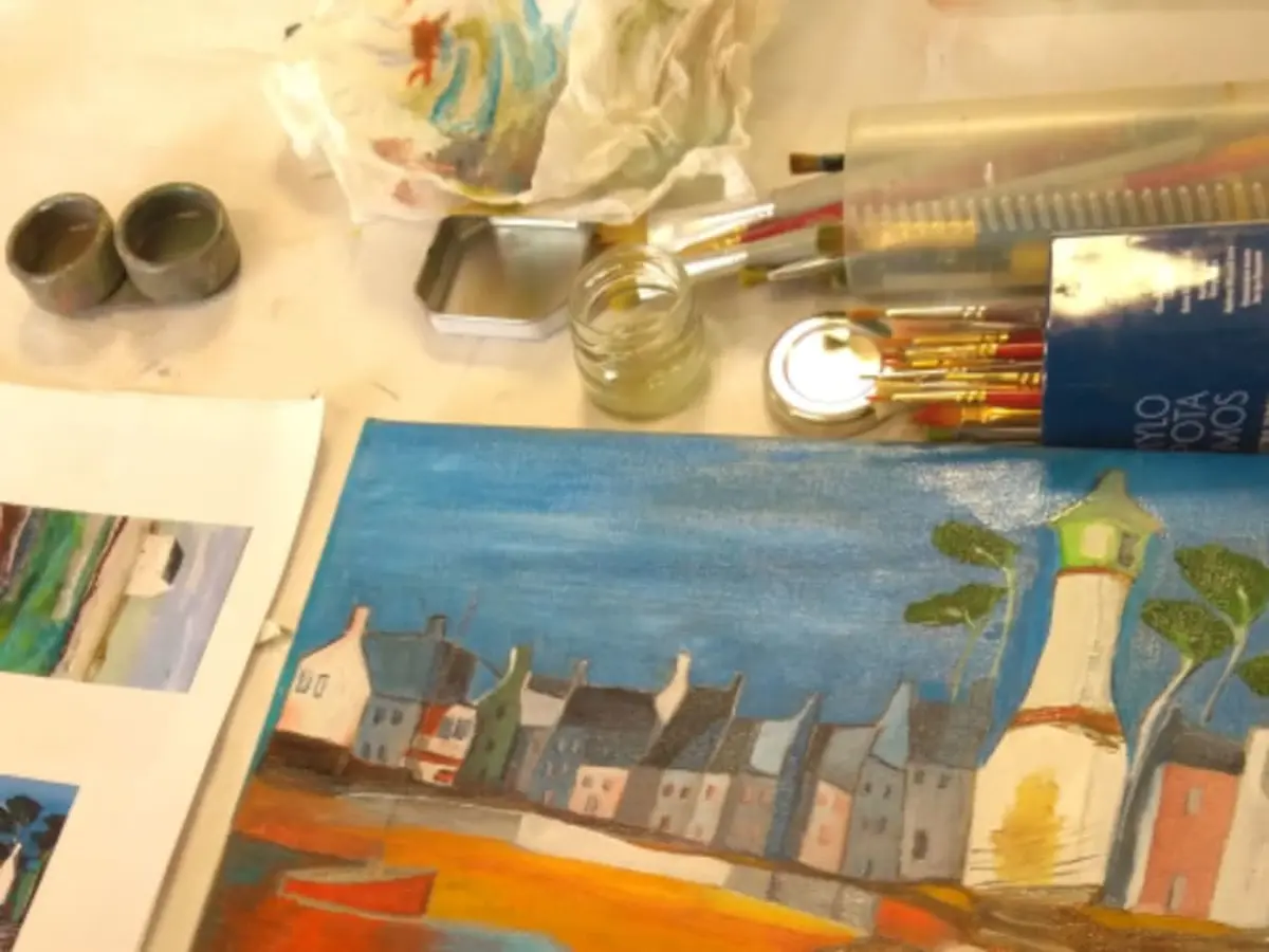 Atelier peinture à Tillières (49)