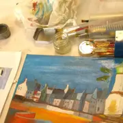 Atelier peinture à Tillières (49)