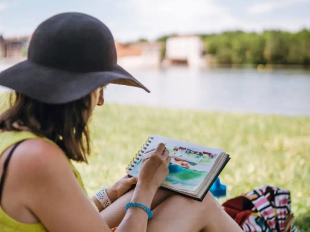 Atelier peinture aquarelle en extérieur à Toulouse (31)