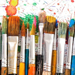 Atelier peinture avec Claude Dagaïl