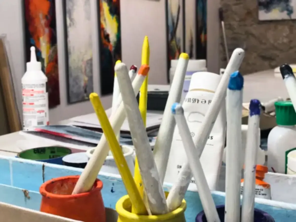 Atelier peinture avec un artiste international à Nice (06)