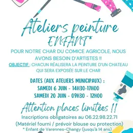 Atelier peinture - char comice agricole