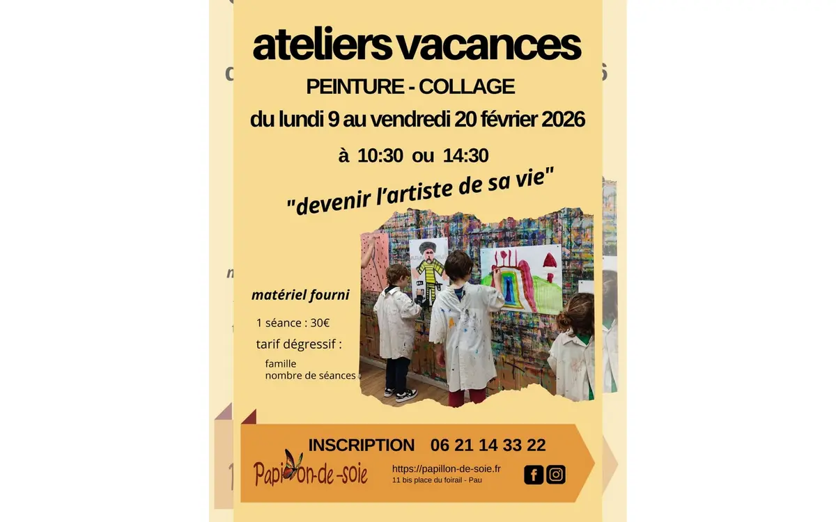 Atelier peinture-collage Devenir l'artiste de sa vie