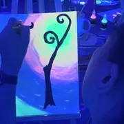 Atelier Peinture dans le noir à Paris 17ème