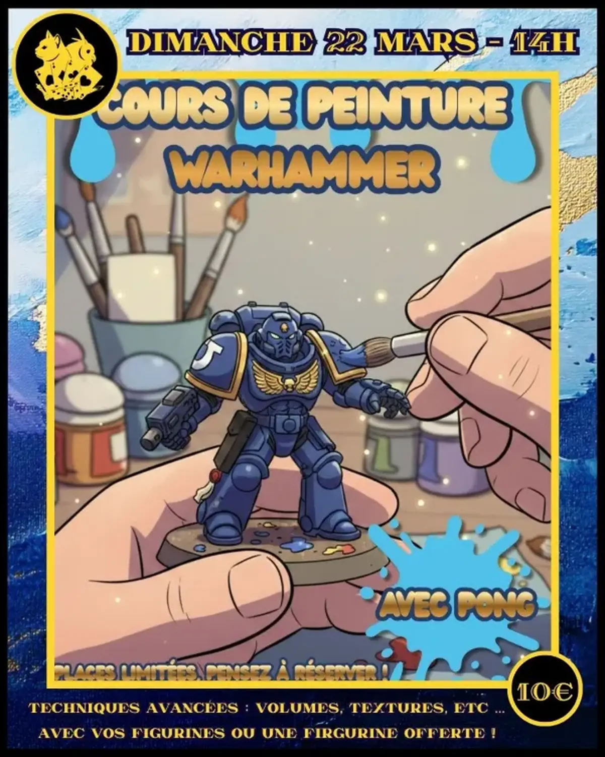 Atelier peinture de figurines