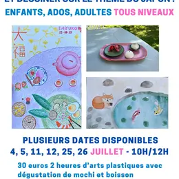 Atelier peinture et dégustation de mochis