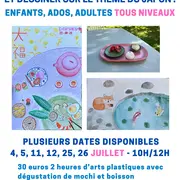 Atelier peinture et dégustation de mochis