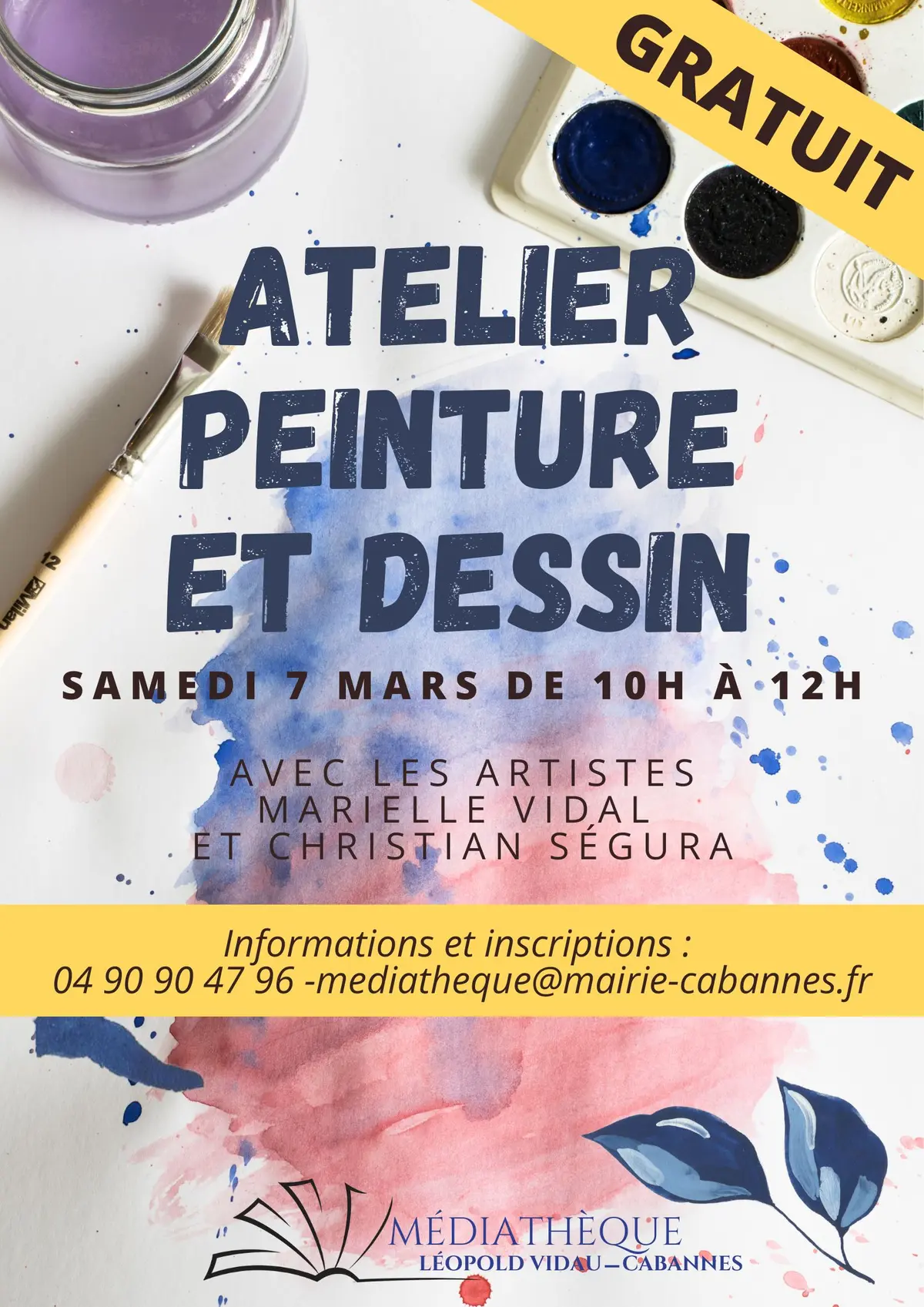 Atelier peinture et dessin