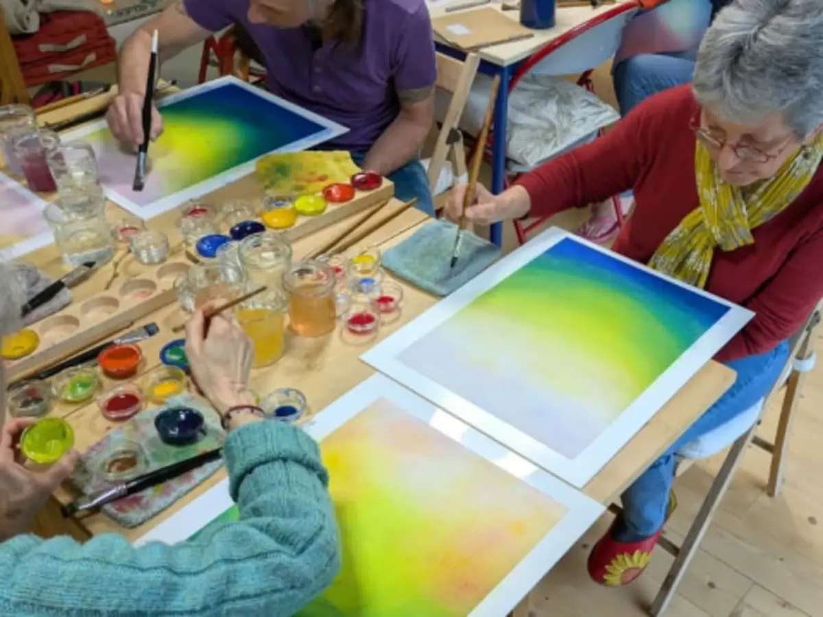 Atelier peinture Hauschka près de Vannes (56)