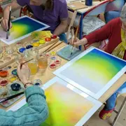 Atelier peinture Hauschka près de Vannes (56)