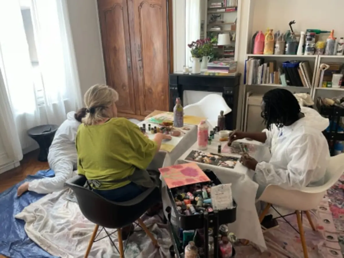 Atelier peinture intuitive à Paris 7ème