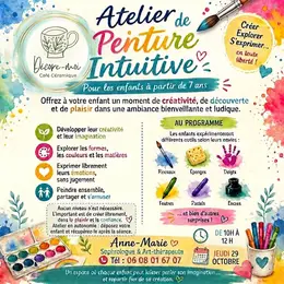 Atelier Peinture intuitive Enfants Vacances