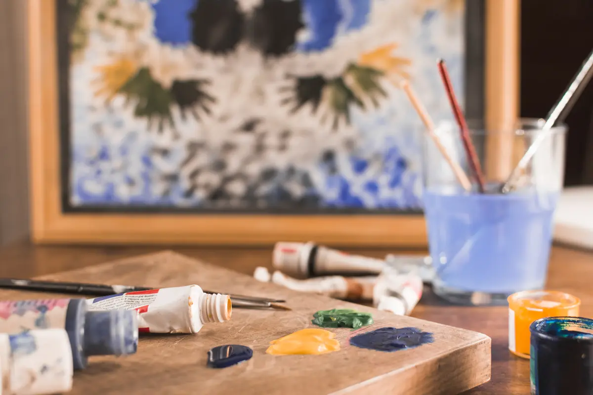 Atelier peinture : Médiathèque Aqua-Libris