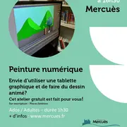 Atelier Peinture Numérique pour ados/adultes à la médiathèque de Mercuès