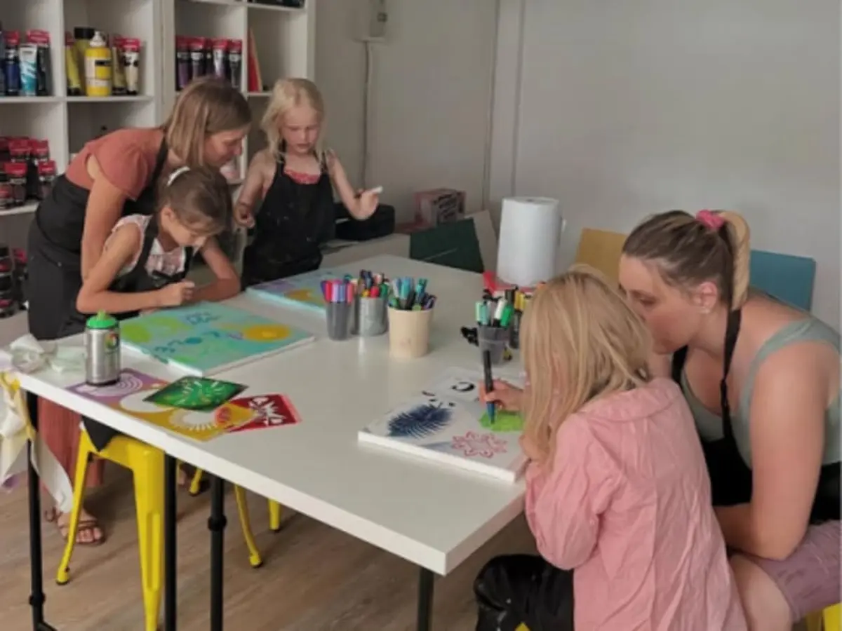 Atelier  peinture Parent-enfant à Tressin (59)