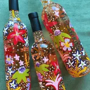 Atelier peinture sur bouteille et dégustation