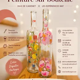 Atelier peinture sur bouteilles