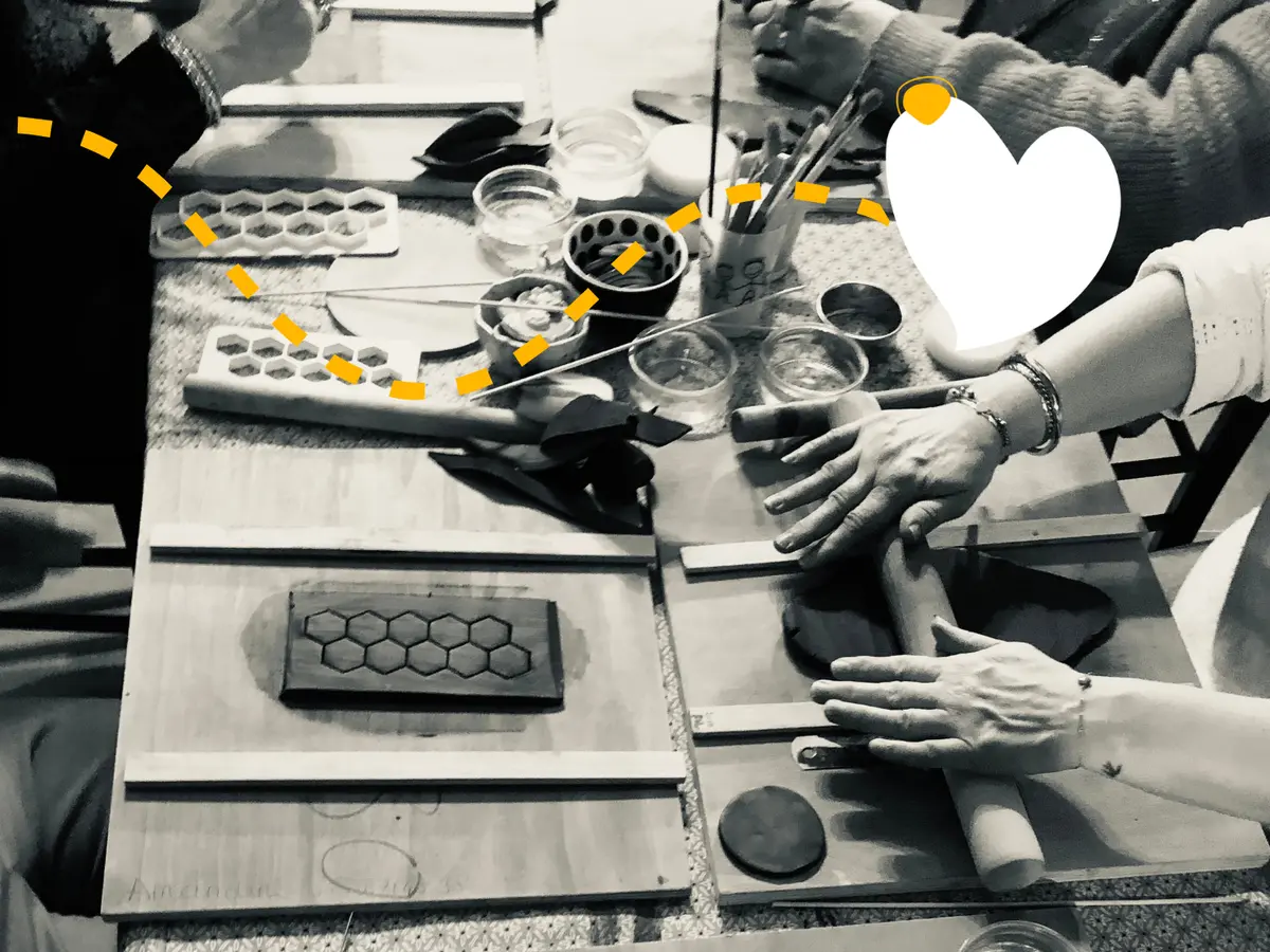 Atelier peinture sur céramique