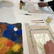 Atelier peinture sur papier Yupo