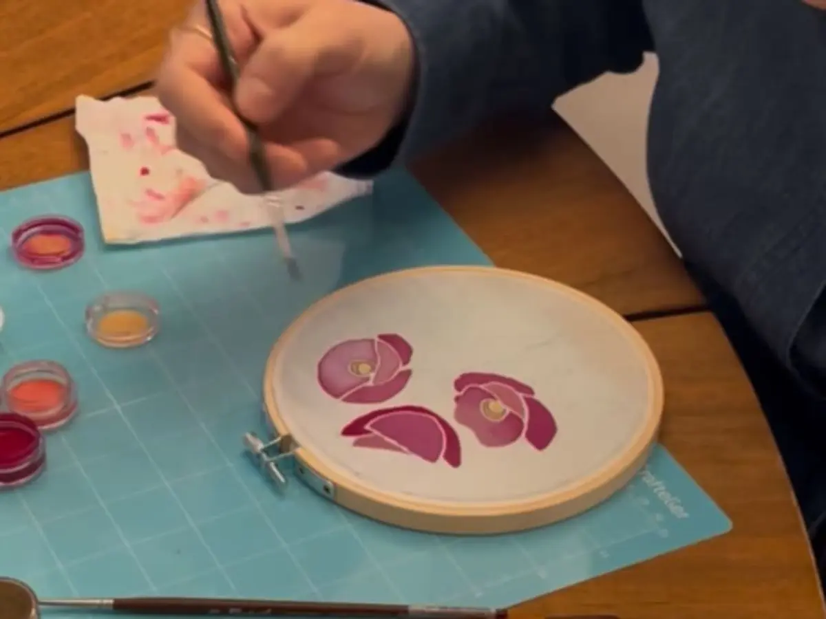 Atelier peinture sur soie à Jouy-sous-Thelle (60)