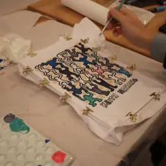 Atelier peinture sur textile à Libourne (33)