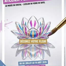 Atelier peinture sur verre - Fleur d'été