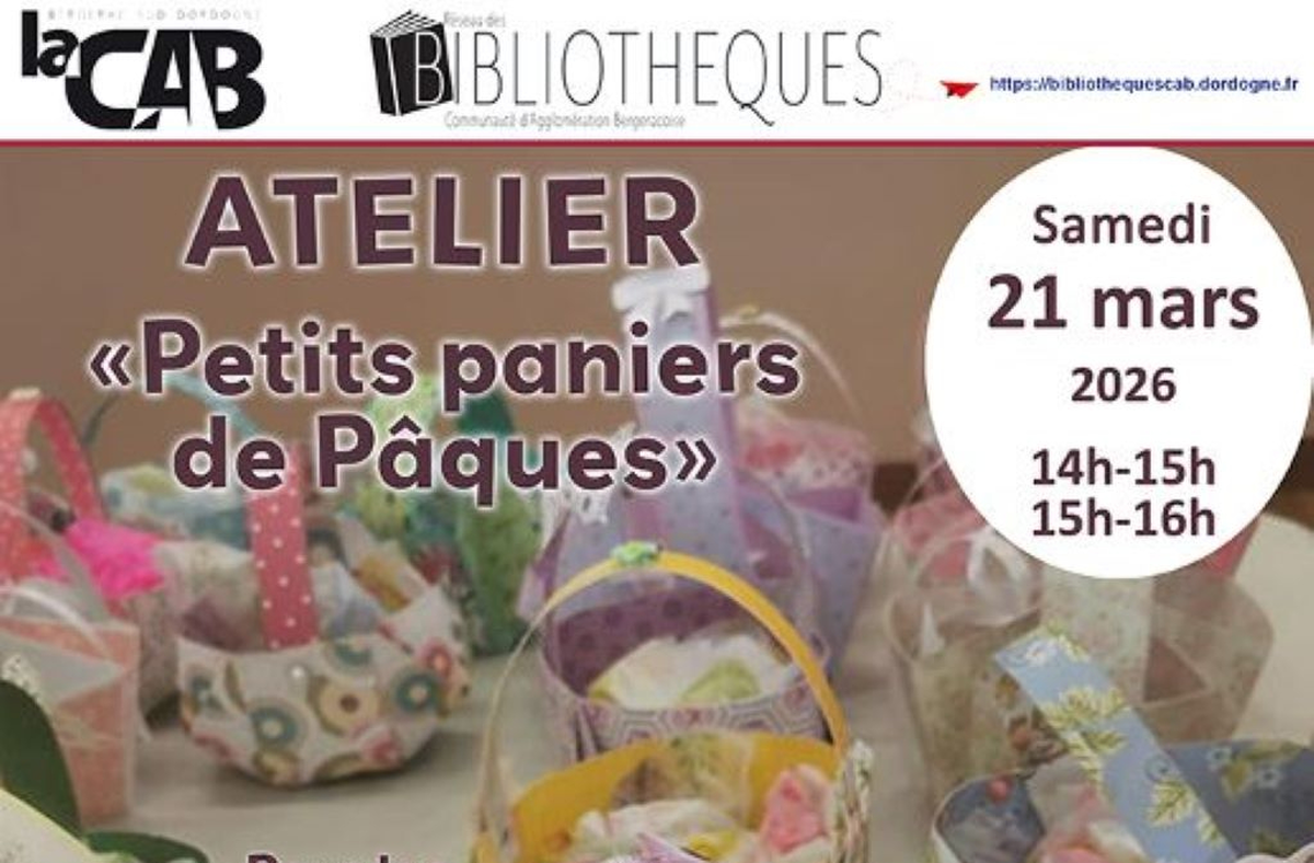 Atelier | Petits paniers de Pâques