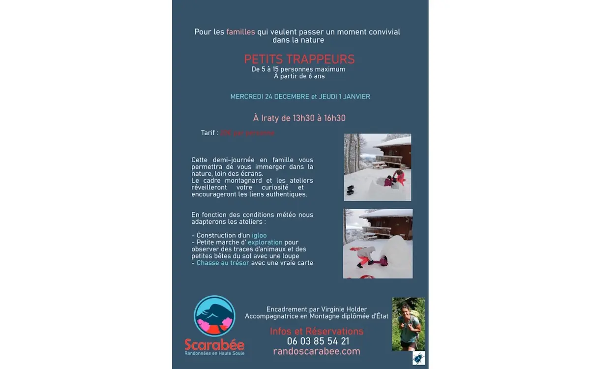 Atelier petits trappeurs