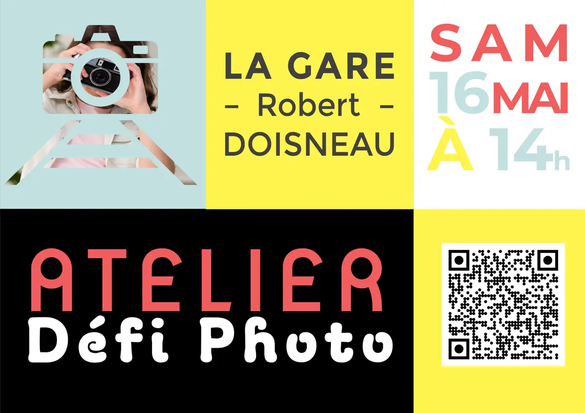 Atelier photo à la Gare Robert Doisneau