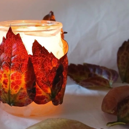 Atelier Photophore d'automne en famille !
