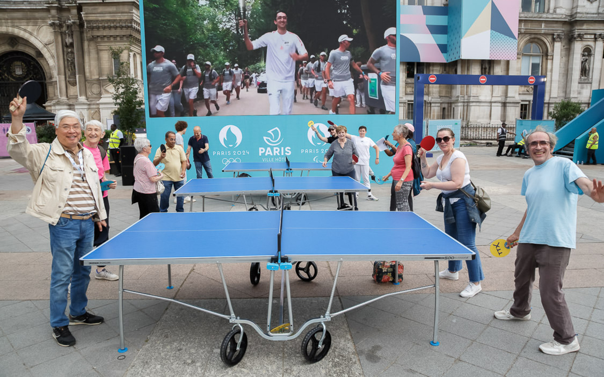Ping Pong -clubs séniors de la Ville de Paris - Yerrase des jeux JO 2024