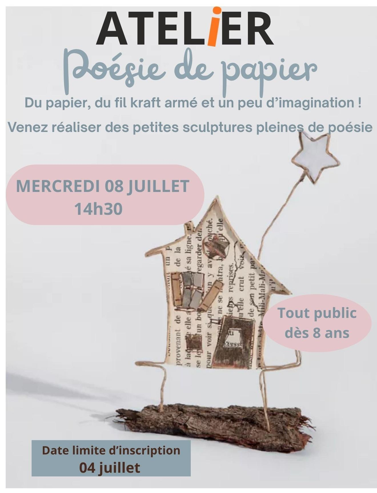 Atelier: Poésie de papier