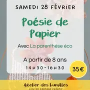 Atelier - Poésie de papier