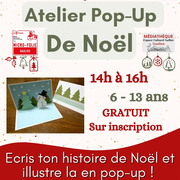 Atelier Pop-Up de Noël à la Micro-Folie _ Fête des Sapins de Saulieu