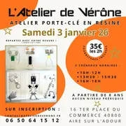 Atelier porte-clé en résine