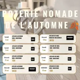 Atelier poterie au moussu