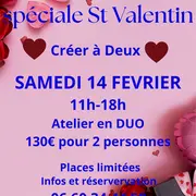 Atelier poterie - Créer à 2: Spécial St Valentin